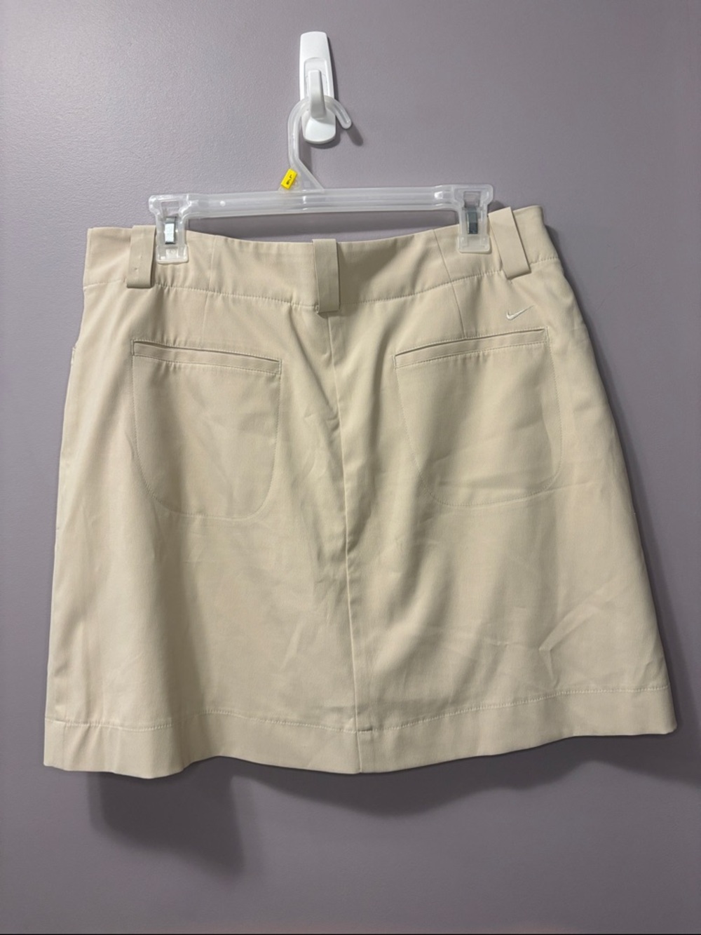Nike Golf Dri-FIT Khaki Athletic Skort Women’s Size 12 Beige Tennis Golf Skirt - Picture 2 of 9